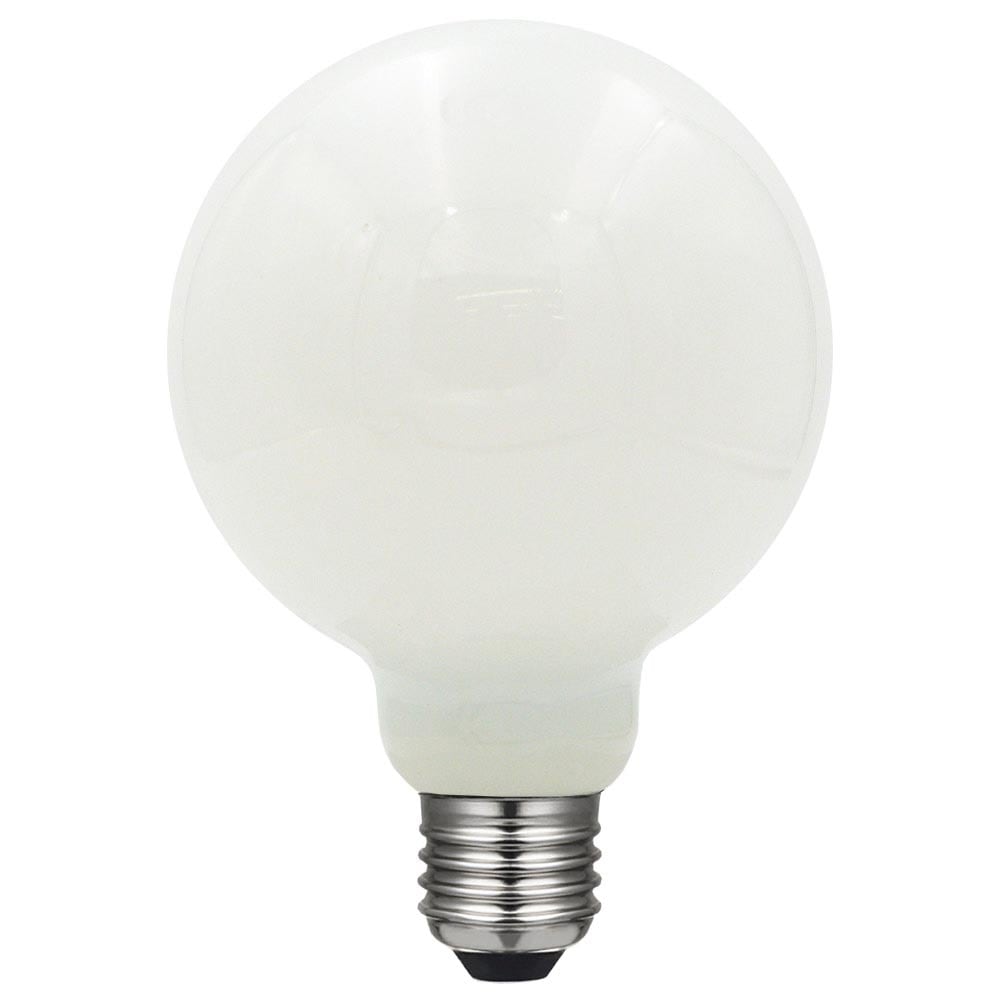 LED Full Glass Globe 95mm Opal ES 7W 45W 240V 2700K Laes